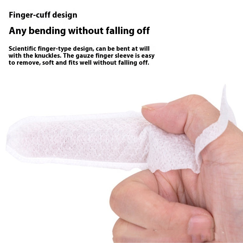 BrightVibeᵀᴴ Soft & Gentle Baby Finger Toothbrush