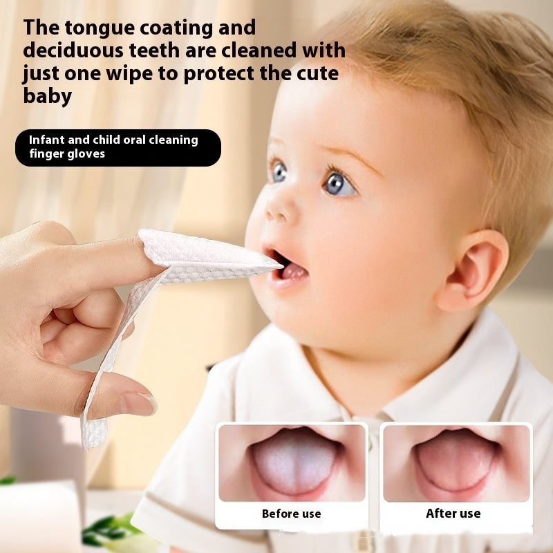 BrightVibeᵀᴴ Soft & Gentle Baby Finger Toothbrush