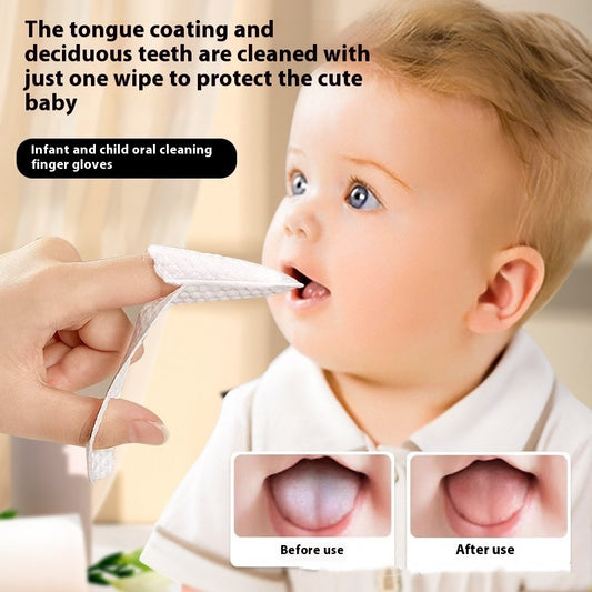 BrightVibeᵀᴴ Soft & Gentle Baby Finger Toothbrush